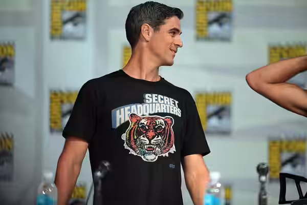 Eddie Cahill speaking at the 2014 San Diego Comic Con International, for "Under the Dome", at the San Diego Convention Center in San Diego, California. Please a