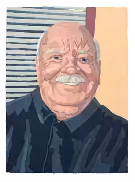 Painting of Brian Doyle-Murray File: H: 3635 pixels W:2704 pixels Resolution: 350ppi Physical Painting: H: 24 in. W: 18 in. Paper pulp and acrylic on panel, 202 (2020)