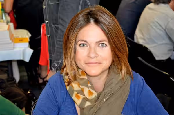 Charlotte Valandrey at the 2012 Mouans-Sartoux Literature Festival.
