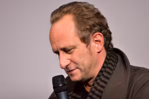 Benoît Poelvoorde lors de la présentation de son nouveau film: Les 2 mondes