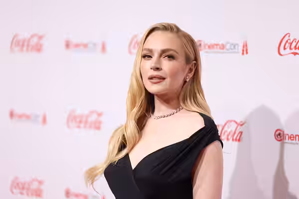 Lindsay Lohan on the red carpet at the Big Screen Achievement Awards at the 2025 CinemaCon at The Colosseum Theater at Caesars Palace in Las Vegas, Nevada. Plea