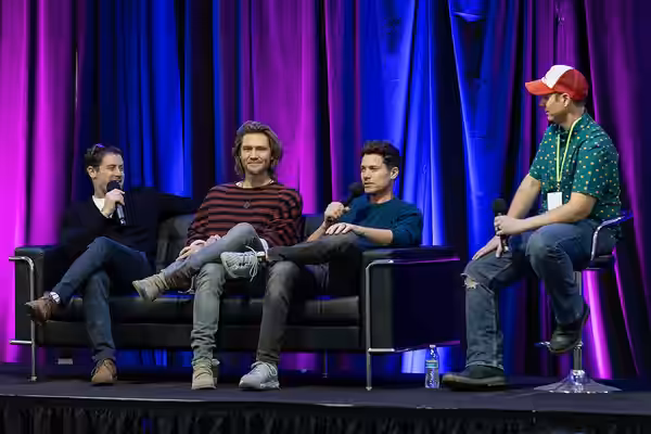 Chad Michael Murray - Drew Seeley - Jon Abrahams with Justin 90skid4lyfe at Decades Days in Orlando, January 25, 2025