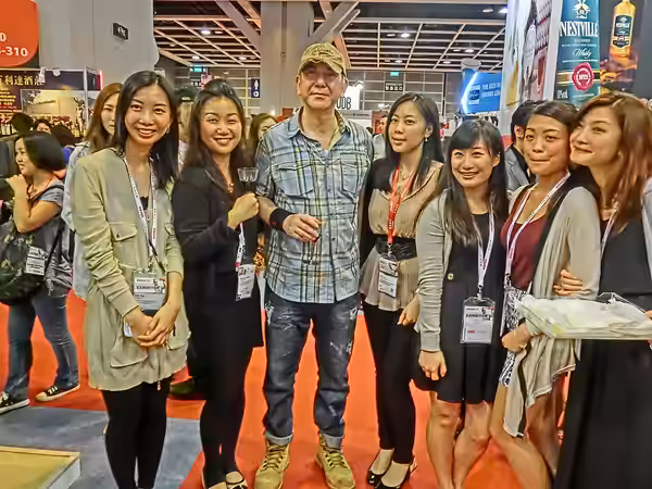 Anthony Wong at the HOFEX 2013.