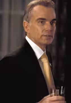 Billy Bob Thornton as the US President in Love Actually