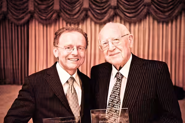 Andreas Maislinger und Branko Lustig beim 2nd Annual Dinner des LA Museum of the Holocaust (2009)