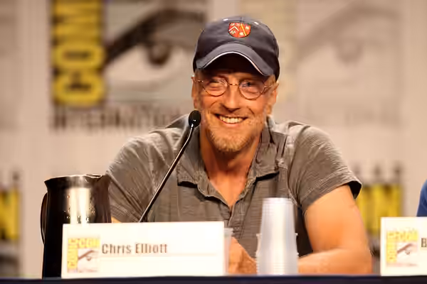Chris Elliott at the 2011 San Diego Comic-Con International in San Diego, California. Please attribute to Gage Skidmore if used elsewhere.