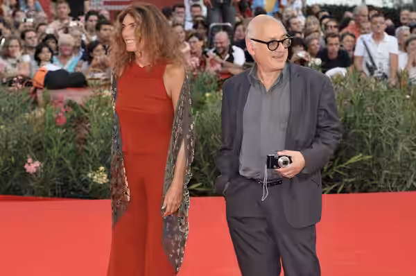 Composer Michael Nyman (and his daughter Molly ?). (2009)