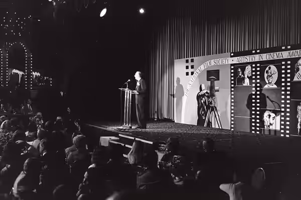Mike Nichols at the National Film Society convention, May 1979. NOTE: Permission granted to copy, publish, broadcast or post any of my photos, but please credit