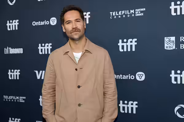Manuel Garcia-Rulfo, actor, at the 2024 Toronto International Film Festival (TIFF) for the movie Pedro Páramo.