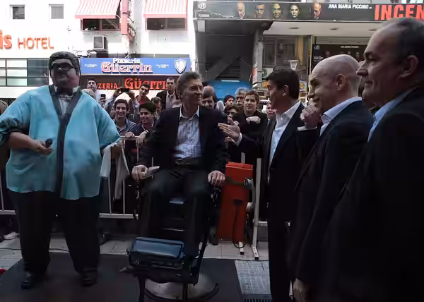 Buenos Aires. Setiembre 6 de 2013. El jefe de Gobierno porteño inauguró esta tarde la estatua del recordado personaje televisivo Don Mateo, que fue protagonizad
