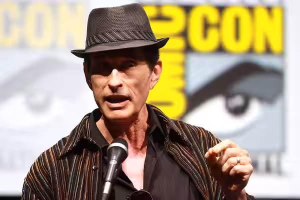 David Twohy speaking at the 2013 San Diego Comic Con International, for "Riddick", at the San Diego Convention Center in San Diego, California. Please attribute