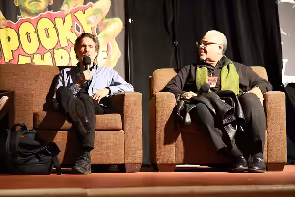 Chris Sarandon and Ken Page at Spooky Empire's Ultimate Horror Weekend 2014 held in Orlando, Florida