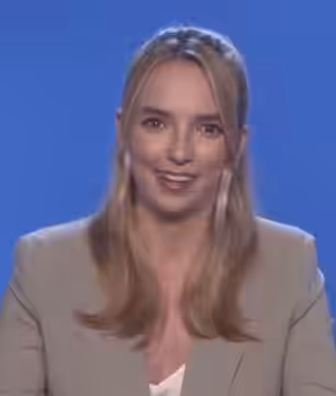 Jodie Comer during an interview for Free Guy in August 2021