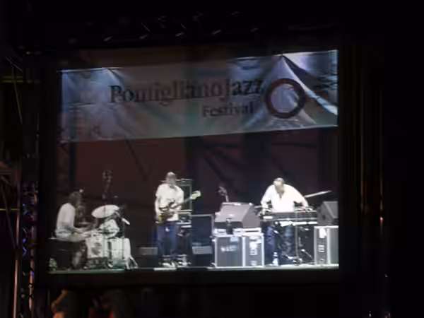 Billy Martin, Chris Wood and John Medeski (Pomigliano Jazz festival 2005)