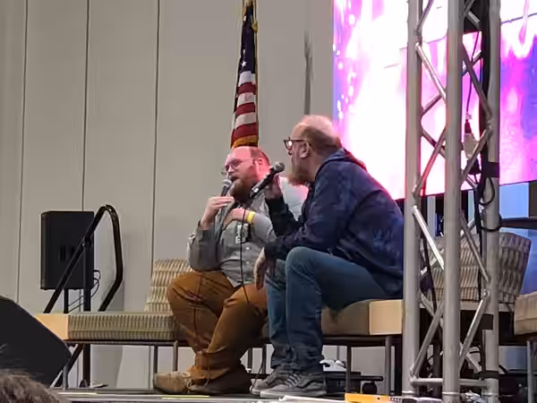 Brian Poeshn at Arctic Comic Con (2018)