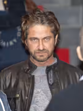 Scottish actor Gerard Butler at the press conference for the film Coriolanus. (2010)