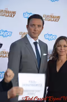 Peter Serafinowicz at the Guardians of the Galaxy premiere in July 2014