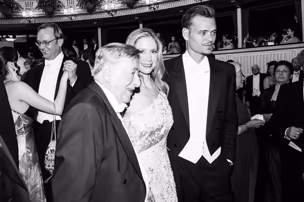 Mira Sorvino at the Wiener Opernball, Staatsoper, Vienna, Austria, February 8, 2013
