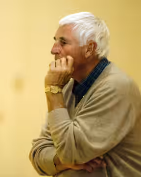 ELMENDORF AIR FORCE, Alaska -- Coach Bobby Knight, Texas Tech University basketball, watches his players practice at the fitness center here Nov. 21. Coach Knig