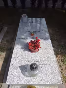 Grób Jerzego Nowaka na Cmentarzu Rakowickim (2018)