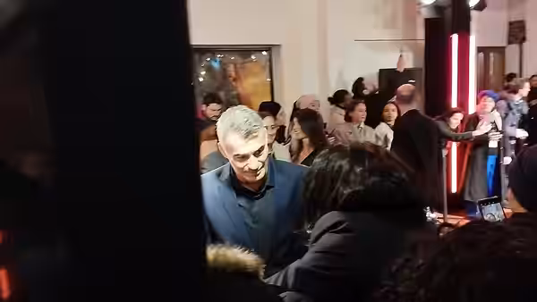 Chad Stahelski devant le Grand Rex pour l'avant-première de "John Wick 4", en mars 2023.