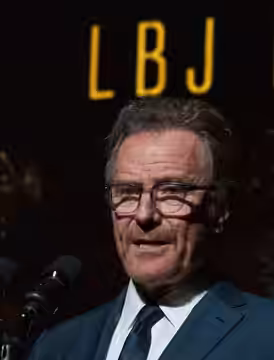 Actor Bryan Cranston recites a selection of remarks by President Lyndon B. Johnson when he signed the Civil Rights Act of 1964. Cranston appeared at the LBJ Pre (2024)