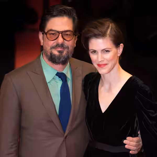 Roman Coppola and Jennifer Furches at the opening ceremenony of the Berlinale 2018
