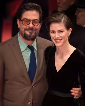 Roman Coppola and Jennifer Furches at the opening ceremenony of the Berlinale 2018