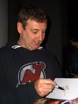 Artist, actor and reality television personality Walt Flanagan follwoing the Comic Book Men panel discussion at the IGN Theater on Day 2 of the 2012 New York Co