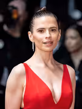 Actress Hayley Atwell at the 2025 Cannes Film Festival