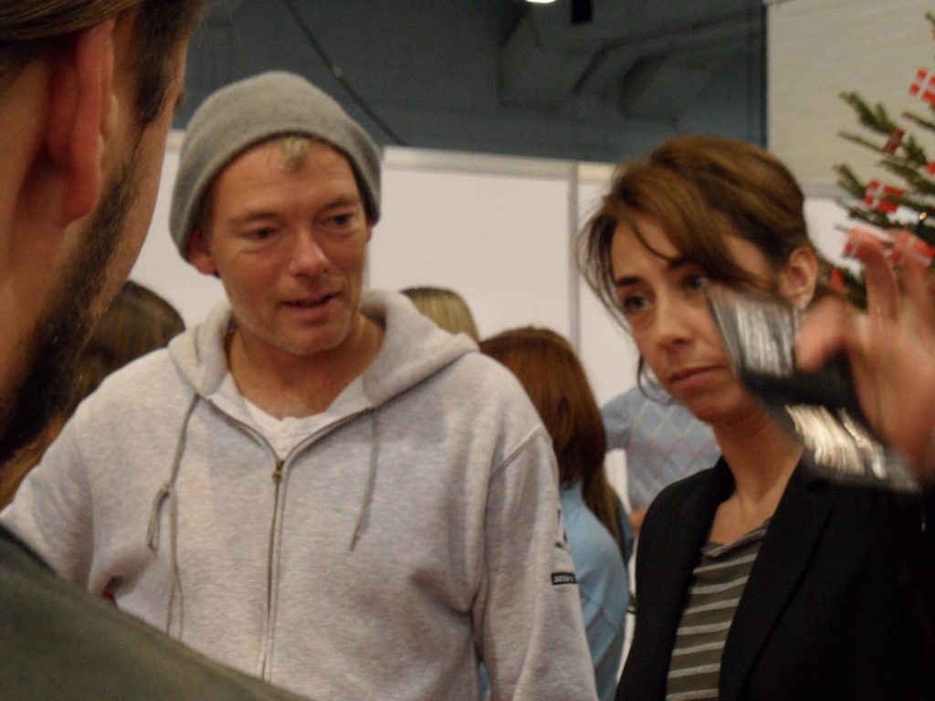 Sofie Gråbøl and Søren Malling at the Scandinavia Show in London in 2011.