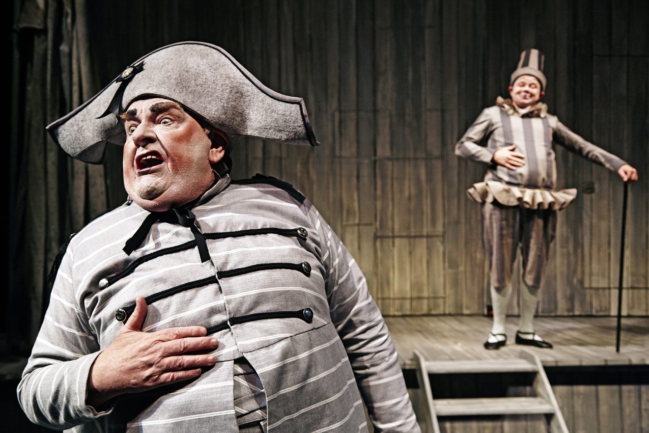 Ole Thestrup in The Copenhagen theater Folketeatret's production of the play "Jean de France" by Ludvig Holberg. (2016)