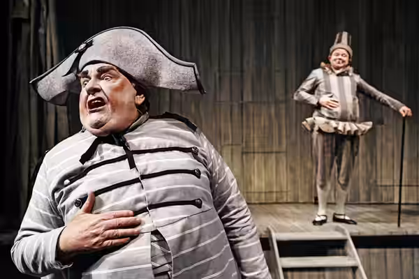 Ole Thestrup in The Copenhagen theater Folketeatret's production of the play "Jean de France" by Ludvig Holberg. (2016)