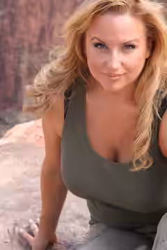April Telek...Photo taken by her husband, Jamie Campbell (2011)