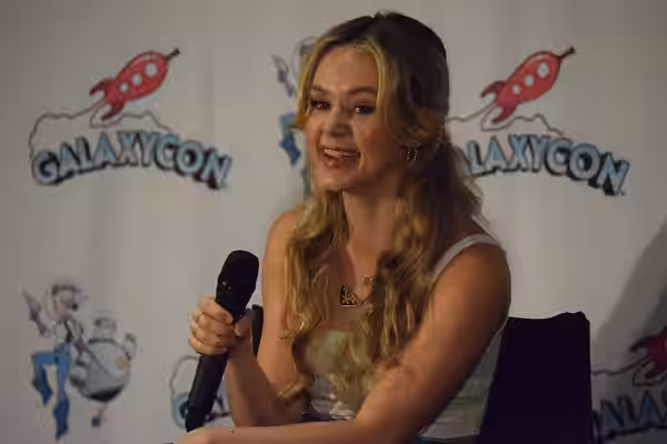 Brec Bassinger at GalaxyCon Raleigh in 2022