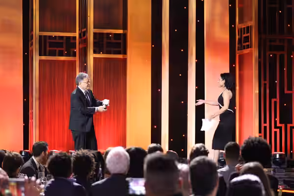NEW YORK, NY - MAY 20: Al Franken presents award to Julia Louis-Dreyfus from VEEP during The 76th Annual Peabody Awards Ceremony at Cipriani, Wall Street on May (2017)