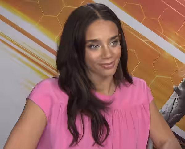 Hannah John-Kamen at an MTV International interview in August 2018