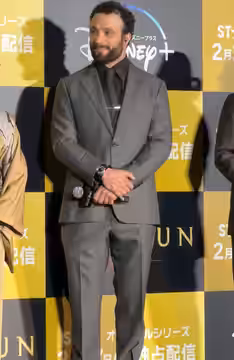 A photo of Cosmo Jarvis’s public attendence tothe FX’s limited series Shogun premiere event in Tokyo in February 2024