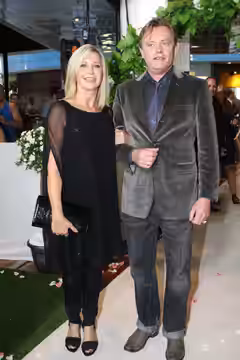 w:Olivia Newton-John and w:Stephan Elliott at A Few Best Men film premiere In Sydney 2012