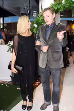 w:Olivia Newton-John and w:Stephan Elliott at A Few Best Men film premiere In Sydney 2012