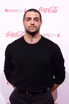 Noah Centineo on the red carpet at the Big Screen Achievement Awards at the 2026 CinemaCon at The Colosseum Theater at Caesars Palace in Las Vegas, Nevada. Plea