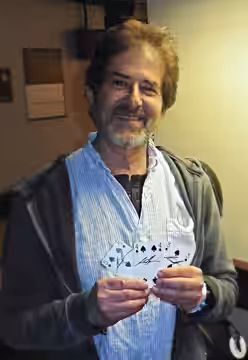 James Horner showing support to starcards.org (2015)