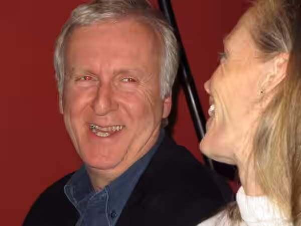 James Cameron e Suzy Amis (2010)