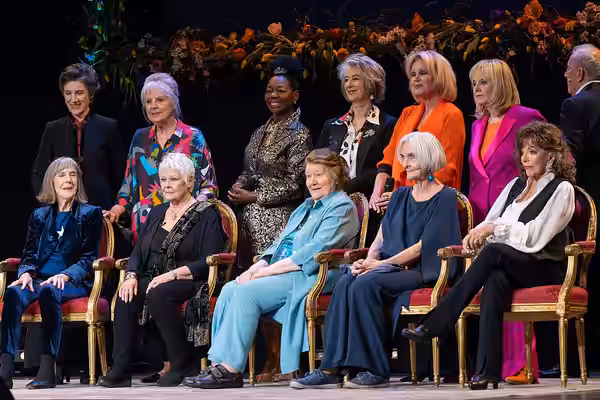 Gyles Brandreth &amp; Judi Dench &amp; The Dames - London Palladium - Sunday 5th March 2023