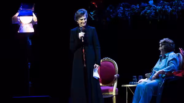 Gyles Brandreth &amp; Judi Dench &amp; The Dames - London Palladium - Sunday 5th March 2023 Harriet Walter and Patricia Routledge