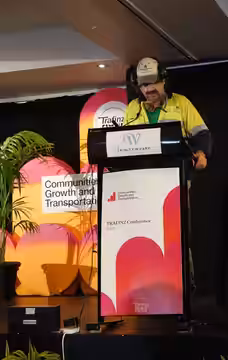Trafinz conference in Tauranga in November 2016: Mark Wright