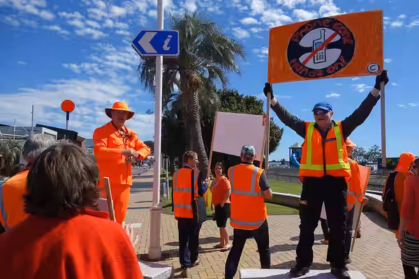 Trafinz conference in Tauranga in November 2016: Orange Day