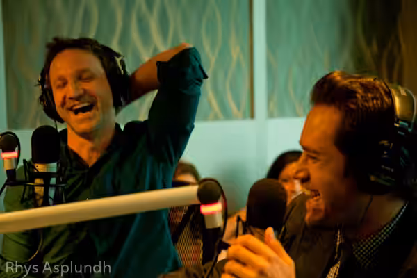 Interview with Preston &amp; Steve on 93.3 WMMR FM in Philadelphia promoting Franklin &amp; Bash TV series on TNT (2011)
