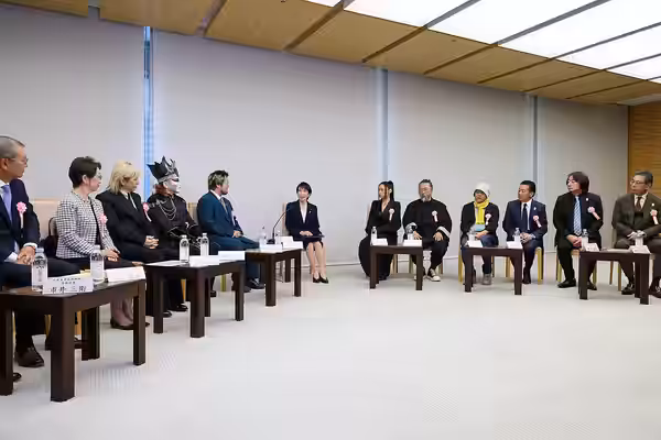 令和７年１２月２２日、高市総理は、総理大臣官邸でコンテンツ業界との意見交換会を行いました。 (2025)