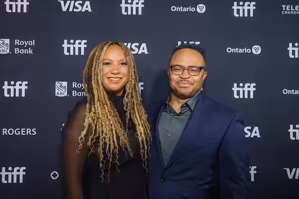 Actress Tracie Thoms and actor Eugene Byrd at the premiere of Misty Green at the 2026 Toronto International Film Festival (TIFF) in Toronto, Canada on September